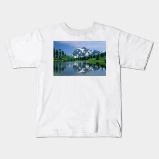 Mt Shuksan Northern Cascade Mountains Kids T-Shirt